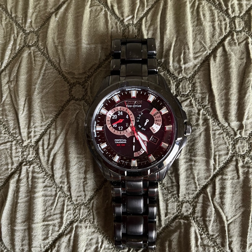 Men’s Black Citizen EcoDrive watch